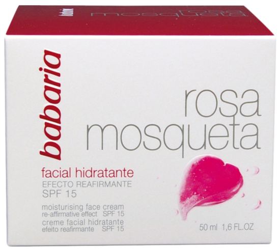 Babaria Feuchtigkeitsspendende Gesichtscreme SPF 15 Rosa Mosqueta 50 ml