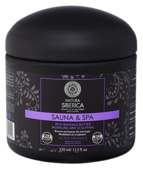 Natura Siberica Dickes Anti-Cellulite-Massage&ouml;l Krous 370 ml.