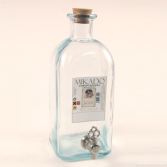 1L Glas mit Wasserhahn
