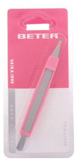 Beter Cuticle Cutter with Push Skin and File 12 cm