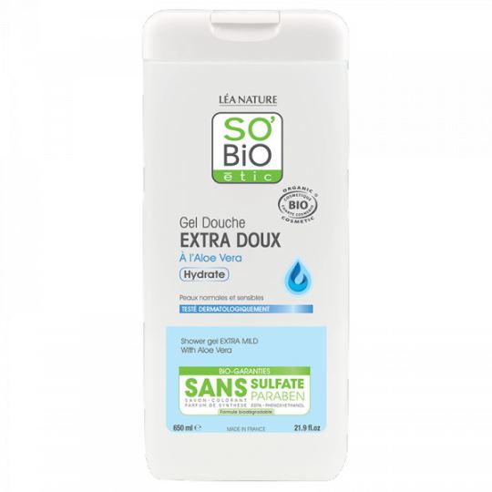 SO'BiO &eacute;tic Extra Soft Family Duschgel 650 ml