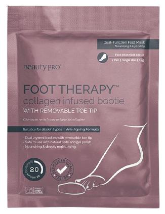 Fu&szlig;therapie Collagen Infused Bootie mit abnehmbarem Zeh 17 gr