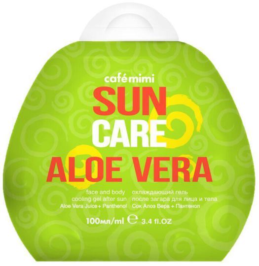 Erfrischendes Aftersun-Gel f&uuml;r Gesicht und K&ouml;rper mit 100 ml Aloe Vera