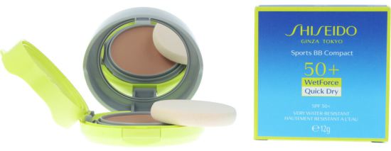 Shiseido Sonnenpflege Sport BB Compact Spf50 + #Medium 12 gr