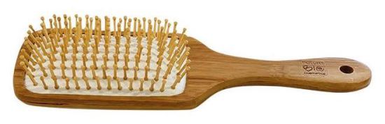 NaturaBIO Cosmetics Large Bamboo Hairbrush