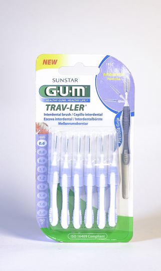 Interdentalb&uuml;rste 0,6 mm Trav-ler 6 uds