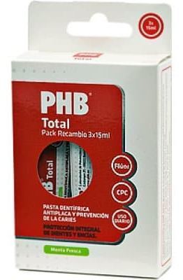 PHB Reisezahnpasta 3 St&uuml;ck &agrave; 15 ml