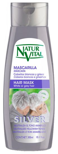 Naturaleza y Vida Maske Silber Wei&szlig; oder Grau Haar 300 ml