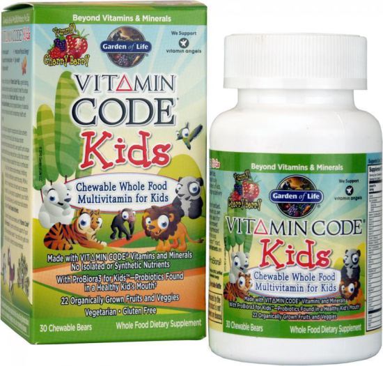 Vitamin Code Kids Multivitamin Kirsche Berry 30 kaubare B&auml;ren