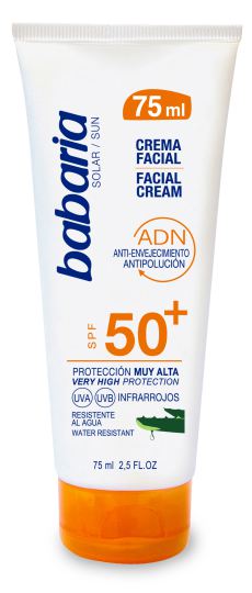 Babaria Facial Solar Cream Spf 50 von 75 ml