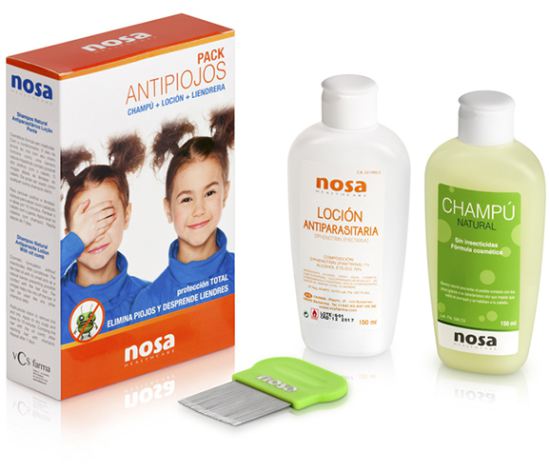 Nosa L&auml;uselotion + Shampoo + Kammpackung