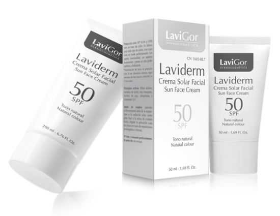 Lavigor Gesichtssonnencreme LSF 50 Laviderm Rohr 50ml.