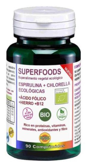 Robis Spirulina+Chlorella Bio 90 Tablets
