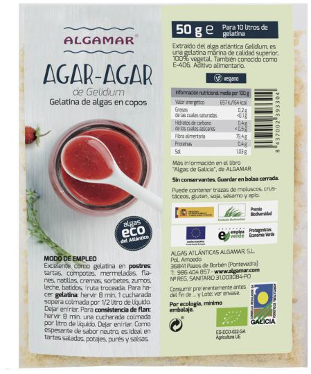 Algamar Agar-Flocken 50gr