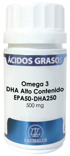 Equisalud Omega 3 Dha High Content Epa50-Dha250 500 mg
