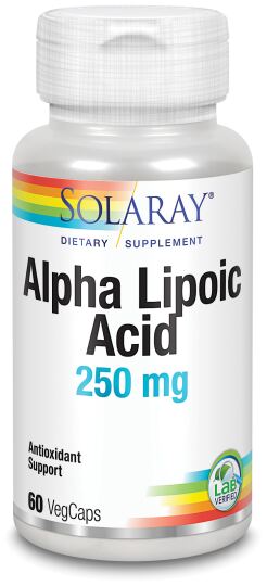 Solaray Alpha-Lipons&auml;ure 250 mg 60 Kapseln