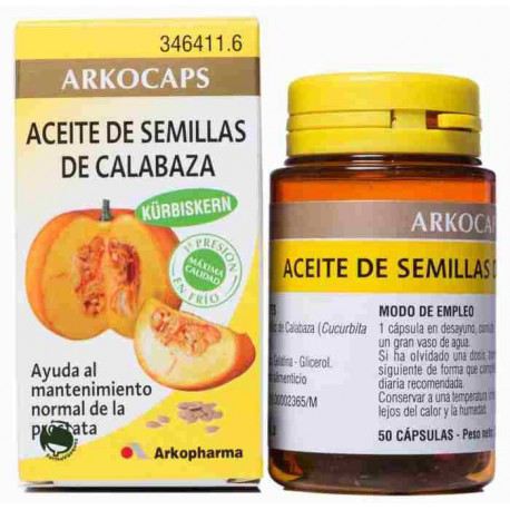 Arkopharma Arkocaps K&uuml;rbiskern&ouml;l 50 ml