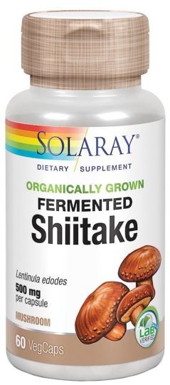 Solaray Shiitake 500 mg 60 Gem&uuml;sekapseln