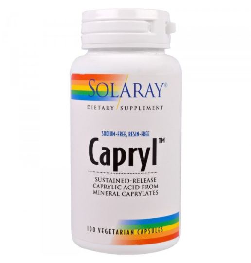 Solaray Capryl 100 Gem&uuml;sekapseln
