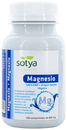 Sotya Magnesio Marino 100 Comprimidos