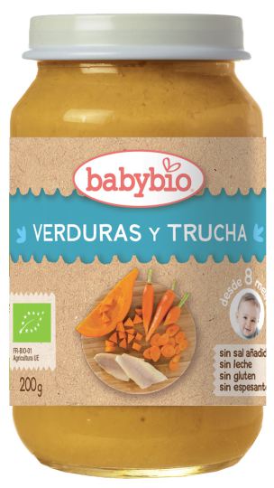 Babybio Tarrito Babybio Verduras-Trucha 200 G