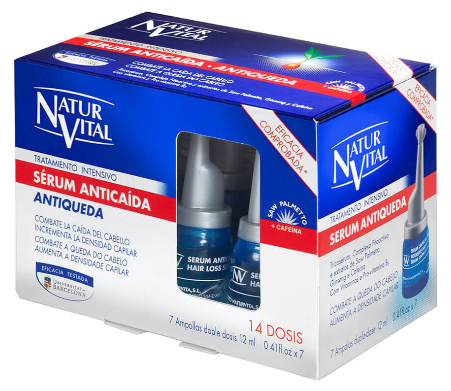 Natur Vital Intensivbehandlung Anti-Haarausfall-Serum 7 Ampullen x 12 ml