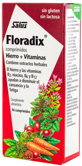 Salus Floradix Iron 84 Tablets
