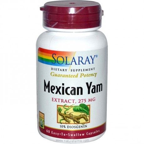 Solaray Mexikanische Yam 60 Kapseln