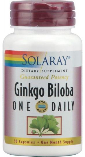 Solaray Ginkgo Biloba 60 mg 60 Kapseln