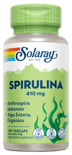 Solaray Spirulina 410 mg 100 Kapseln
