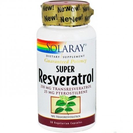 Solaray Super Resveratrol 250 mg 30 Kapseln