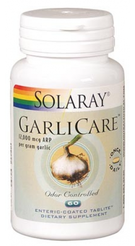 Solaray Garlicare Desodorierte 60 Tabletten