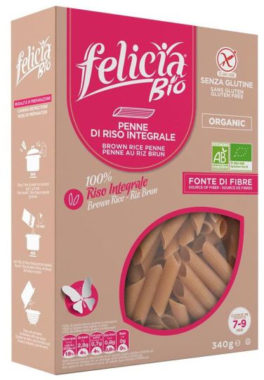 Felicia Bio Penne Rigate Di Riso Integralnudeln 340 gr