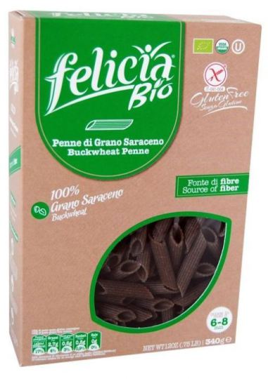 Felicia Bio Penne Rigate Pasta Sarazenisches Getreide 340 gr