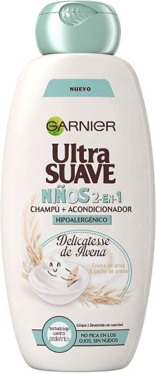 Garnier Ultra Sanftes Haferflocken-Shampoo 2 in 1 f&uuml;r Kinder 400 ml