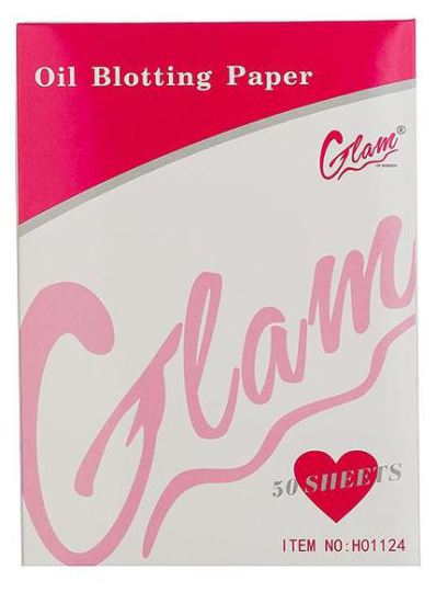Glam Of Sweden Papel secante con aceite 50 hojas