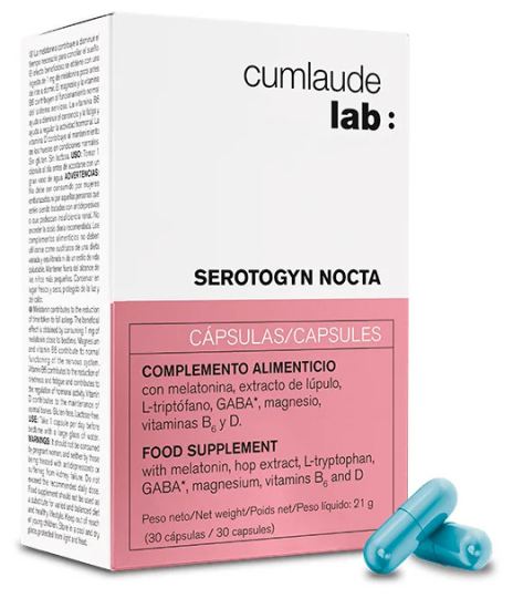 Cumlaude Lab Complemento Alimenticio Serotogyn Nocta 30 C&aacute;psulas