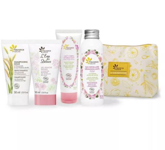 Fleurance Nature Neceser linea rosa 4 unidades